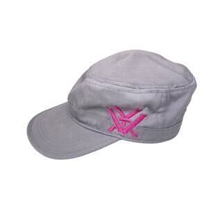 Gray Vortex Pink Embroidered Hat
